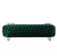 Ensemble de canapés Chesterfield traditionnels de luxe en bois avec housse amovible, style ottoman modulaire pour salon, atelier, appartement, villa