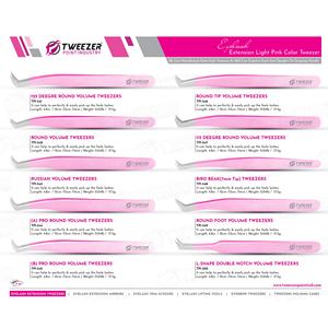 Pinces à cils de grande précision, durables, en acier inoxydable japonais, pointe en fibre, accessoires pour cils les plus vendus, outils - Product Image 6