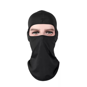 Masque de ski unisexe Pakistan Made 100% Couvre-visage en polyester avec cagoule à un trou de couleur unie pour adultes - Product Image 6