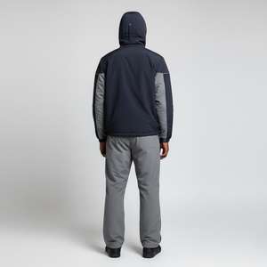 Conjunto de Chaqueta y Pantalón Cortavientos Estampado de Invierno, 100% Algodón, Corte Regular, Diseño Personalizado con Logotipo, Unisex, Bloques de Color, Gran Venta - Product Image 2