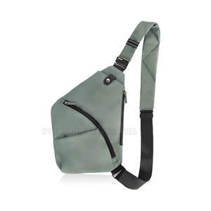 Bolso bandolera de tamaño personalizado para hombre, bandolera antirrobo, bandolera con estampado de logotipo personalizado - Product Image 1