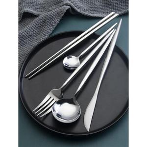 Super Thin Silverware Set Restaurants Dinnerware Reusable Unique Pattern Cutlery Set And <b>Flatware</b> At Genuine Prices - Product Image 1