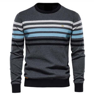 Pull en tricot d'hiver unisexe respirant doux et confortable mode pour hommes design décontracté vêtements chauds - Product Image 3