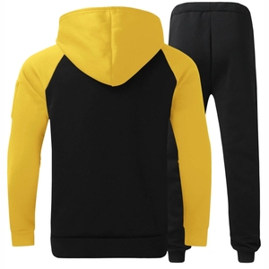 Kandari Sports Manufacture Premium Quality Zipper Hood y Gym Sweatpants Conjunto de chándal de dos piezas para hombre - Product Image 6