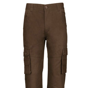 กางเกงคาร์โก้ผู้ชายขนแกะหนักแบบมีหลายกระเป๋าขนาดใหญ่ผลิตจากวัสดุสั่งทำ - Product Image 6