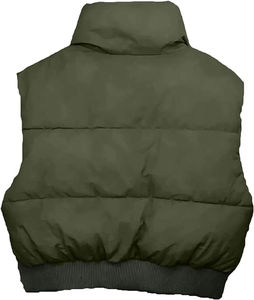 Chaqueta Acolchada de Diseñador de Lujo de Alta Calidad para Mujer, Abrigo de Invierno Elegante, Chaleco Acolchado Corto de Moda para Mujer, Transpirable con OEM - Product Image 6