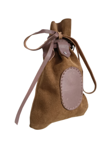 Bolsa de Cinturón Medieval de Cuero de Gamuza Hecha a Mano Zafs, Accesorios de Cuero Genuino Marrón/Negro/Camel para Cosplay de Feria Renacentista - Product Image 2