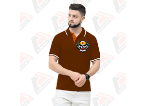 เสื้อยืดลายทางของผู้ชายที่เป็นเอกลักษณ์สำหรับเสื้อโปโลผ้าเดนิมผ้าลูกฟูกระบายอากาศทันสมัยเป็นมิตรกับสิ่งแวดล้อมสำหรับการปะติดเก๋ไก๋ในฤดูร้อน - Product Image 4