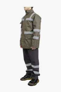 High Visibility Breathable Comfortable Jacket Reflective <b>Strips</b> Customizable Workwear Waterproof Bulk Supply - Product Image 2