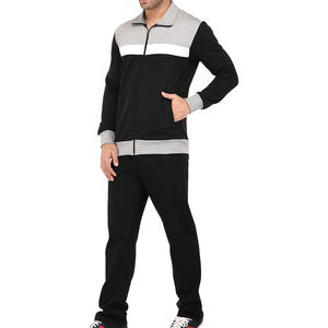 Prince Industry OEM personalizado apliques Logo Sudadera con capucha Vintage media cremallera ácido lavado chándal Jogging desgastado chándales para hombres - Product Image 3