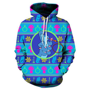 เสื้อฮู้ดแบบสวมหัวมีฮู้ดผ้าฝ้ายสำหรับผู้ชายผู้หญิงเด็กพิมพ์ลายคริสต์มาสขนาดใหญ่พิเศษ - Product Image 5