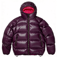 Chaqueta Acolchada con Capucha Ligera de Último Diseño, Resistente al Agua, con Cobertura Facial Completa, Personalizable con Logotipo de Marca en la Parte Delantera