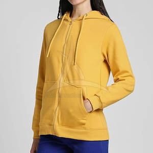 Sudadera con Capucha Casual de Invierno para Mujer con Cremallera Delantera y Bolsillos, Tejido Transpirable Ecológico de Poliéster/Algodón - Product Image 3