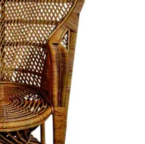 High Quality Danahue <b>Peacock</b> Rattan <b>Chair</b> Luxury Antique Design with Natural Brown Finish Living Room Dining Outdoor Use Hotels - Product Image 5