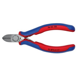 คีมตัดด้านข้างแบบหลายส่วนประกอบของ KNIPEX หัวขัดเงา ความยาว 125 มม. รูปทรง 2 แบบ กรรไกรและคีมตัด - Product Image 4