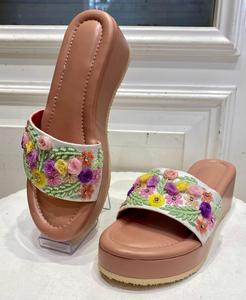 Best Product Shoes & Accessories Hand Embroidery Work Sandal for women's Available at Custom Size from India - Product Image 4