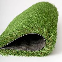 Tapis d'herbe artificielle réaliste pour intérieur et extérieur, 2 m x 5 m x 3 cm, pour décoration de maison, gazon synthétique, aménagement paysager, terrasse, anti-UV