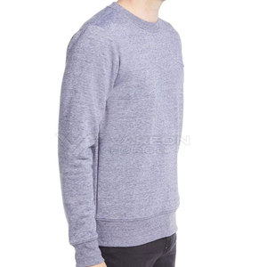 Sweat-shirts pour hommes à col rond de style moderne, conçus pour un look tendance et un style facile, en coton mélangé basique. - Product Image 3
