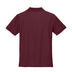Nouveau Style Respirant Personnalisé Coton Jeunes Polo À Manches Courtes Slim-Fit Coton Piqué Marron Couleur Jeunes Taille Polos - Product Image 3