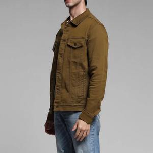 Chaqueta vaquera personalizada de High Street para hombre, último estilo con chaquetas vaqueras de alta calidad para hombre al por mayor - Product Image 2