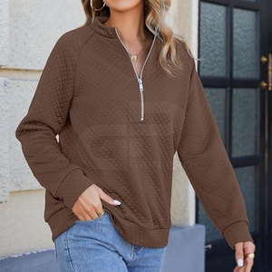 Sudadera Ligera con Cierre de Cremallera para Mujer, Tejido Elástico, Ideal para Running, Entrenamiento, Yoga, Uso Diario Informal - Product Image 4