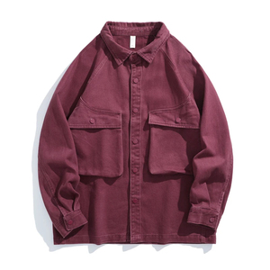 เสื้อแจ็กเก็ตสำหรับผู้ชายเสื้อแจ็กเก็ตแนวสตรีทงานปัก - Product Image 1