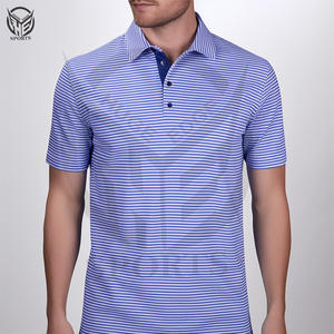 Alta calidad 100% PK-algodón de manga corta para hombre marca personalizada para polo con patrón sólido precio de fábrica tela de punto - Product Image 1