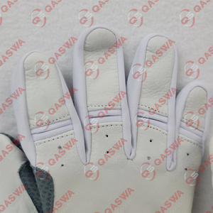 Gants de frappe de baseball à manchette longue, blanc gris, cuir Cabretta, vêtements de sport, gants de frappe pour le baseball professionnel - Product Image 4