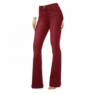 Denim Pants <b>Bleach</b> Stone Wash Women's Denim Jeans with best quality and with customization options - Product Image 2
