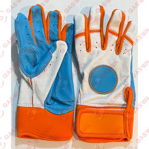 Nouvelle arrivée Gants de frappe de baseball confortables avec manchette courte et logo personnalisés taille Palm Pro en cuir - Product Image 5
