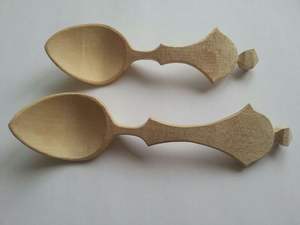 RÉFÉRER CUILLÈRE EN BOIS SCULPTURE Logo Personnalisé Ustensile De Cuisine En Bois D'acacia Cuillère Solide pour la Cuisine - Product Image 2