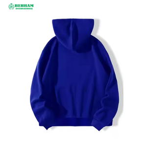 Sweat à capuche unisexe de haute qualité, personnalisé, nouveau design, 100% coton, fermeture éclair, broderie de logo personnalisée sur le devant, respirant, séchage rapide, hiver - Product Image 5