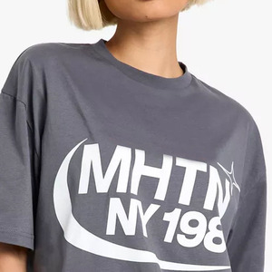 2025 dernière coupe ample coton col rond été T-Shirts pour femmes décontracté mode confortable t-shirts à manches courtes OEM bienvenue - Product Image 2