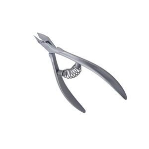 Coupe-ongles de haute qualité à finition mate, à joint de raccordement, à action à ressort, en acier inoxydable, pour la beauté des ongles - Product Image 1