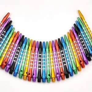 Arbres de fléchettes en aluminium rainuré de qualité supérieure avec revêtement en titane pour une précision létale - Product Image 1