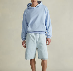 เสื้อฮู้ดดี้ทรงบ็อกซี่สำหรับผู้ชาย ผ้าหนา ทรงหลวม ไหล่ตก ผลิตจากผ้าฝรั่งเศสเทอร์รี่ 100% ให้ความสบายระดับพรีเมียมสำหรับสตรีทแวร์ - Product Image 2