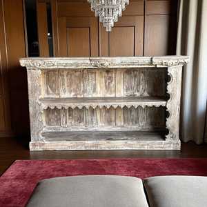 Estantería de Madera Rústica para Hogar, Oficina, Sala de Estar, Dormitorio, Escuela, Hotel con Diseño de Gabinete Metálico Resistente - Product Image 2