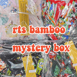 Lote de Pijamas de Bambú Listos para Enviar para Bebés, Niños y Niñas, Caja Misteriosa de Navidad, Transpirables, de Punto con Estampado de Dibujos Animados - Product Image 4