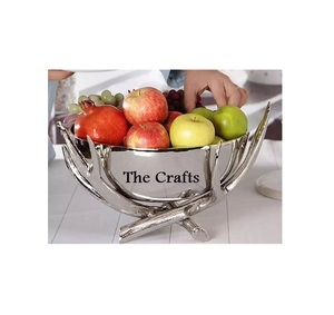 Ensemble de 2 bol de service en aluminium couleur argent et cuivre Bol à chocolat de taille personnalisée de la meilleure qualité - Product Image 6