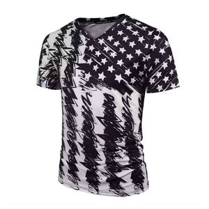 Hombres Algodón Poliéster Sublimación Impreso Camiseta Manga Corta Ligero Casual Wear Moda - Product Image 1