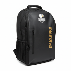 Bolsa de Raqueta de Pickleball de Moda 2026, Bolsa de Tela de Cuero PU, Bolsa de Tenis de Pádel, Color Negro, Bolsa con Logotipo Personalizado - Product Image 5