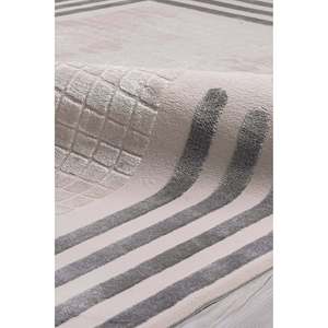 Elkenz 7561 Ecru Tapis texturé doux longue durée Ensemble de qualité supérieure pour un confort durable - Product Image 3