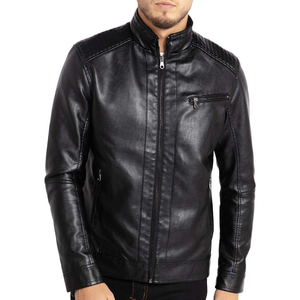 Veste de vélo en cuir d'agneau véritable de haute qualité pour hommes - Product Image 2