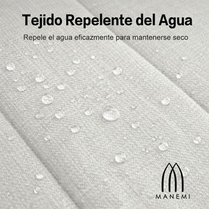 Cuscini Leggeri 120x50x6cm Idrorepellenti per Sedie da Giardino per Tutte le Stagioni con Cinghie di Fissaggio e Imbottitura in Schiuma Confortevoli - Product Image 4