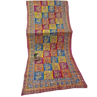 Vente chaude Nouveau Design Indien Pakistanais Femmes Châles Foulards Soie Numérique Imprimé Miroir Brodé Châles Pour Dames