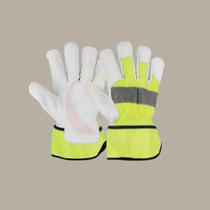 ถุงมือกีฬาแข่งรถสำหรับงานหนักแบบพรีเมี่ยมแถบสะท้อนแสงสำหรับผู้ขับขี่แถบกันลื่นทนทานต่อการตัด - Product Image 5