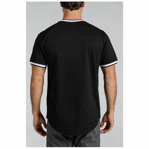 T-shirt lourd 100% coton t-shirts à manches courtes col rond hommes T-shirt personnalisé t-shirts décontractés - Product Image 5