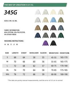 Sweat-shirt à capuche marron vierge Vente en gros OEM Sweat-shirt streetwear en polaire lourd personnalisé pour hommes - Product Image 5