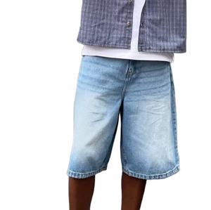 2026 New Trendy Custom Men Jeans Light Blue <b>Short</b> Men's Jorts <b>Trousers</b> <b>Trouser</b> Baggy Pants Pant Plus Size <b>Shorts</b> for Men - Product Image 1