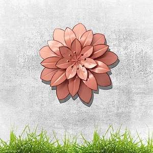 Colgante de pared decorativo de Metal con diseño de Arte de girasol multicolor atractivo único para sala de estar dormitorio habitación de invitados - Product Image 3